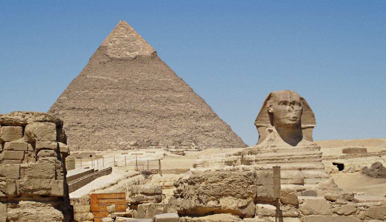 The ancient pyramids of Egypt